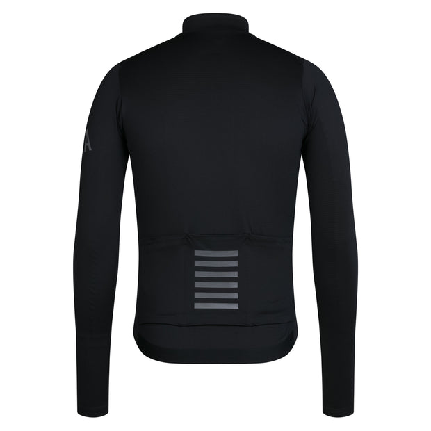 Rapha Pro Team Men's Longsleeve Midweight Jersey Black/White - Maats Cycling Culture