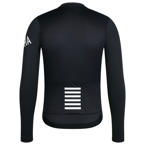 Rapha Pro Team Men's Longsleeve Lightweight Jersey Anthracite/Graphite - Maats Cycling Culture