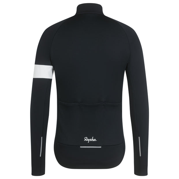 Rapha Core Men's Winter Jacket Black/White - Maats Cycling Culture