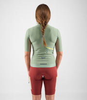 PEdALED Odyssey Women's Jersey Olive Green