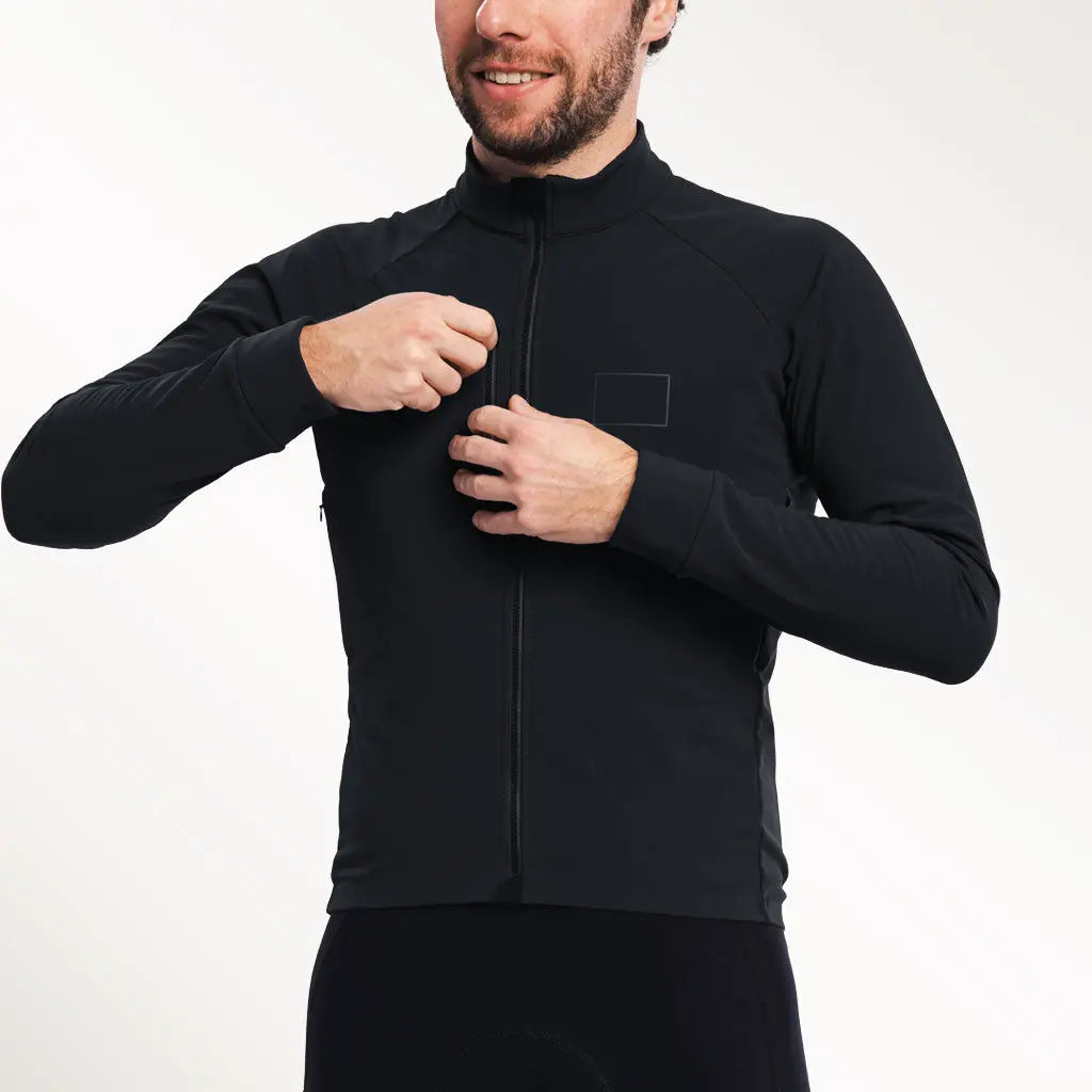 Canvas Winter Jacket 2.0 Black - Maats Cycling Culture