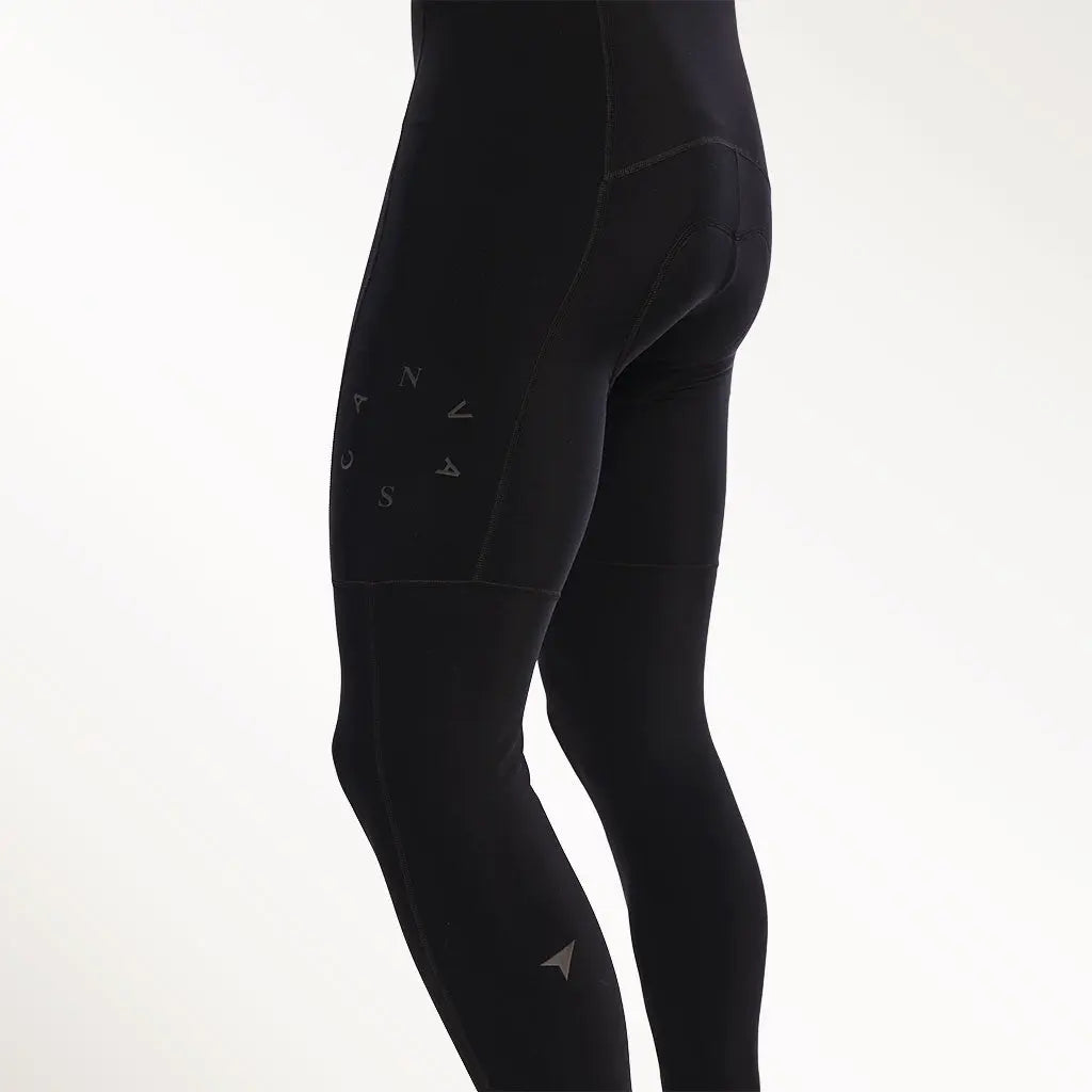 Canvas Men's Long Cargo Bib Black - Maats Cycling Culture