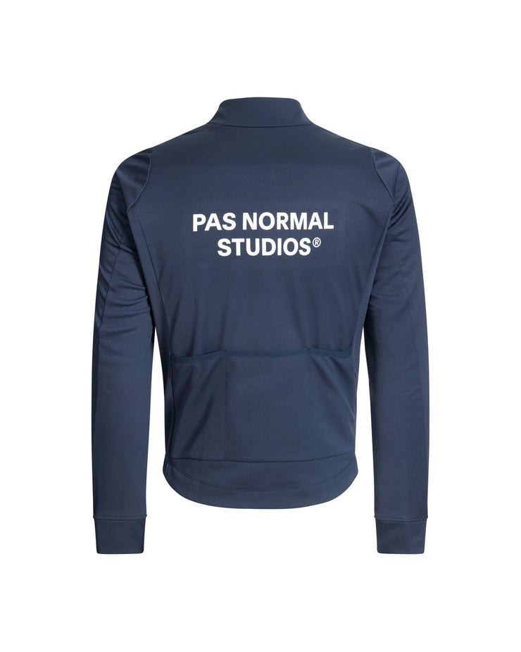 PNS Essential Men's Thermal Longsleeve Jersey Navy - Maats Cycling Culture