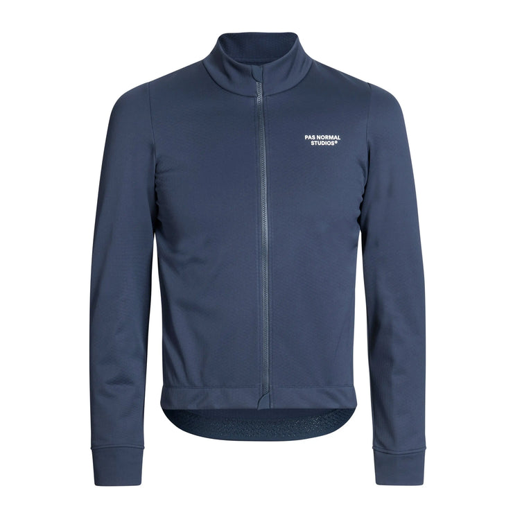 PNS Essential Men's Thermal Longsleeve Jersey Navy - Maats Cycling Culture