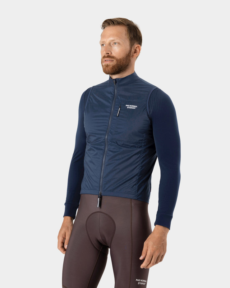 PNS Essential Men's Insulated Gilet Navy Pas Normal Studios