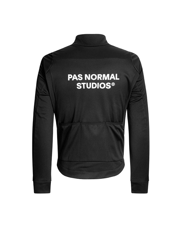 PNS Essential Men's Thermal Longsleeve Jersey Black - Maats Cycling Culture