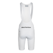 PNS Mechanism Men's Bib Shorts White - Maats Cycling Culture