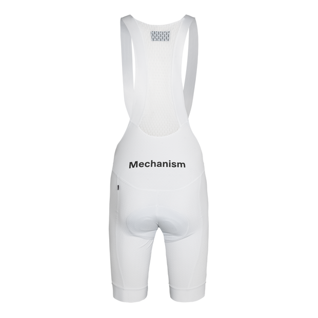 PNS Mechanism Men's Bib Shorts White - Maats Cycling Culture