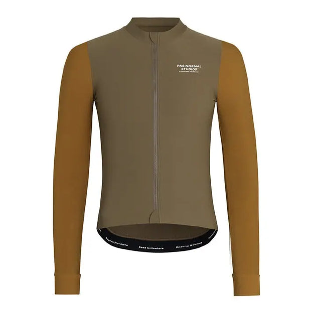 PNS Mechanism Men's Longsleeve Jersey Brown Olive Pas Normal Studios