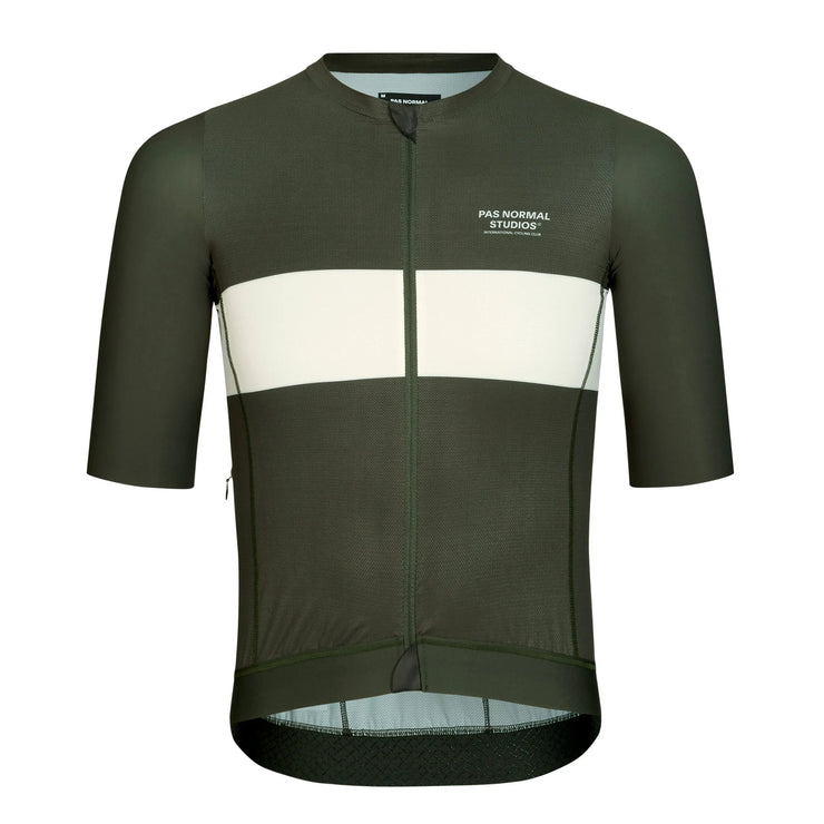 PNS Solitude Men's Jersey Dark Olive Stripe Pas Normal Studios