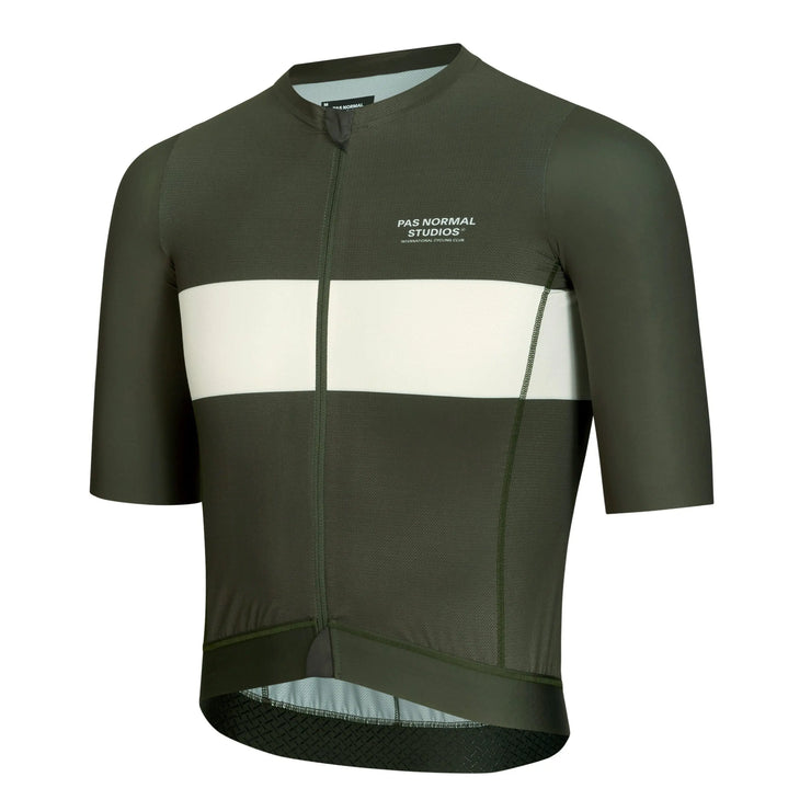 PNS Solitude Men's Jersey Dark Olive Stripe Pas Normal Studios