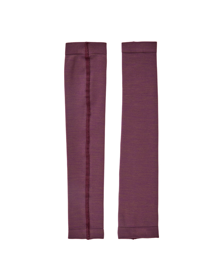 PNS Escapism Knit Arm Warmers Dark Red