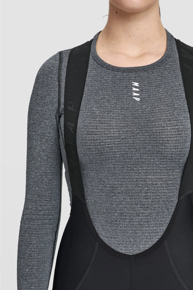 MAAP Deep Winter Women's Longsleeve Baselayer Charcoal - Maats Cycling Culture
