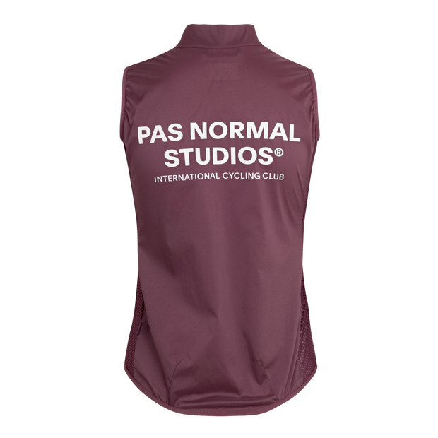 PNS Mechanism Women's Stow Away Gilet Light Burgundy - Maats Cycling Culture