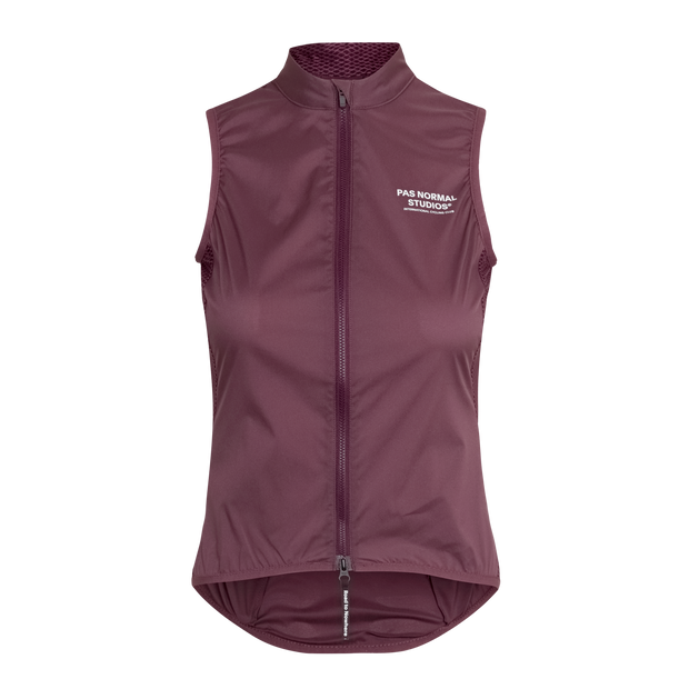 PNS Mechanism Women's Stow Away Gilet Light Burgundy - Maats Cycling Culture