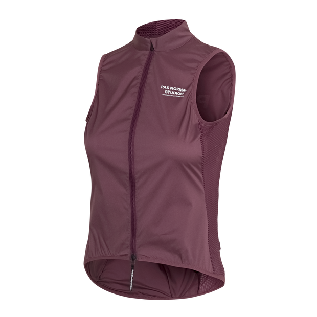 PNS Mechanism Women's Stow Away Gilet Light Burgundy - Maats Cycling Culture