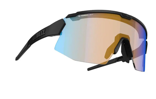 Bliz Breeze Matt Black - Nano Optics Nordic Light Coral Orange Blue Multi