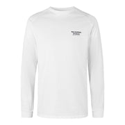 PNS Logo Long Sleeve White T-Shirt - Maats