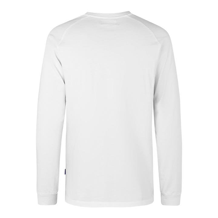 PNS Logo Long Sleeve White T-Shirt - Maats
