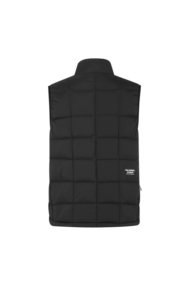 PNS Off-Race Down Vest Black - Maats Cycling Culture