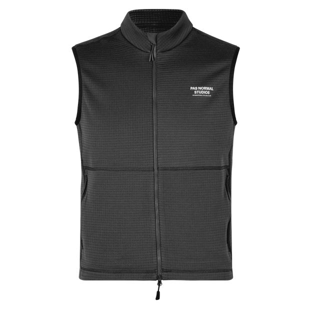 PNS Escapism Performance Fleece Gilet Black Pas Normal Studios