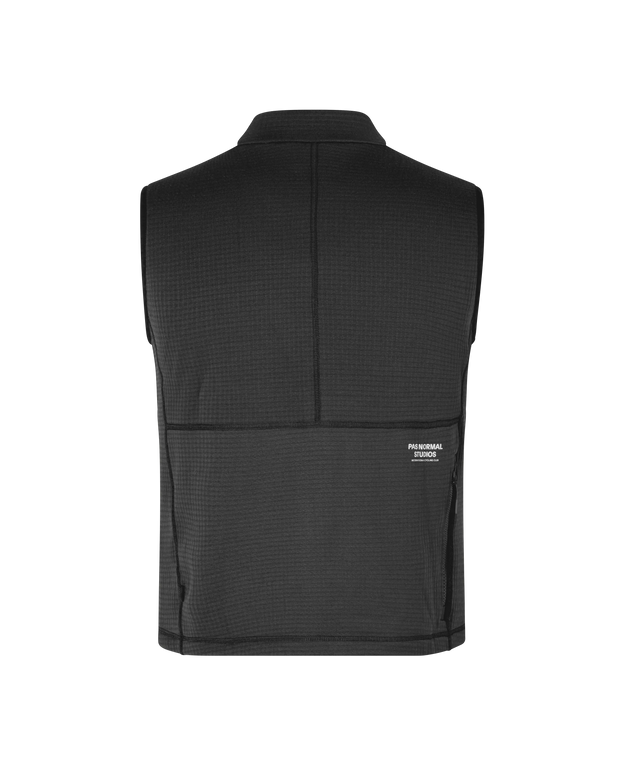PNS Escapism Performance Fleece Gilet Black Pas Normal Studios