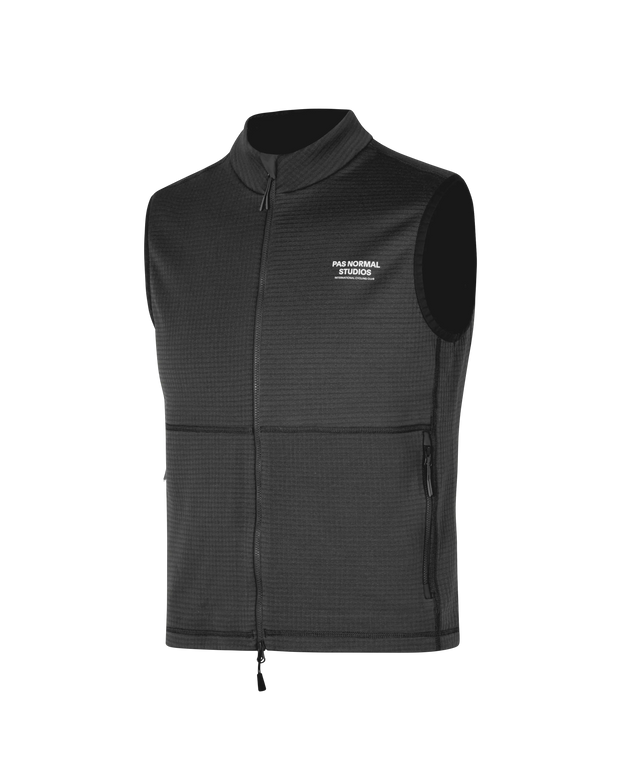 PNS Escapism Performance Fleece Gilet Black Pas Normal Studios