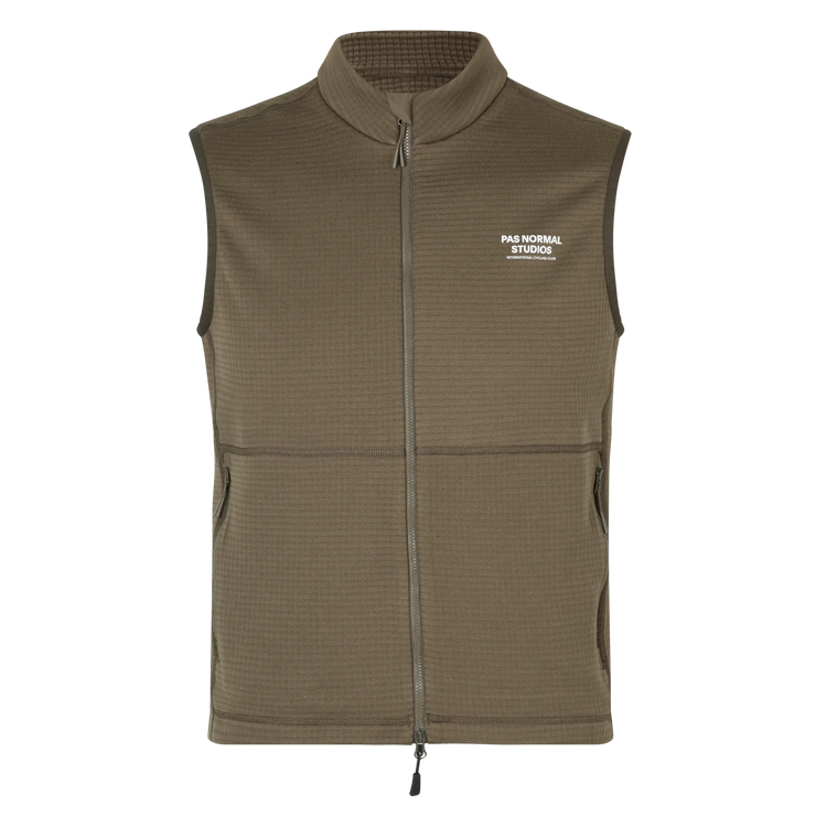 PNS Escapism Performance Fleece Gilet Dark Stone Pas Normal Studios
