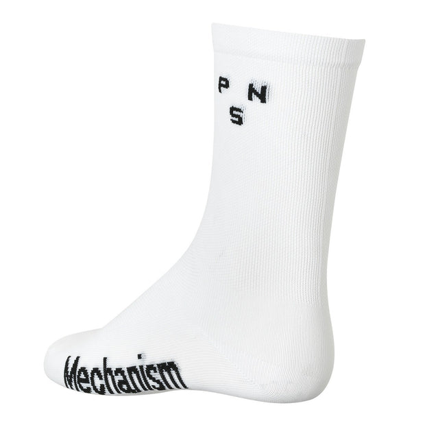 PNS Logo Socks White - Maats