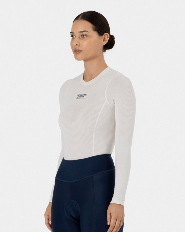 PNS Women's Thermal Longsleeve Baselayer Off-White