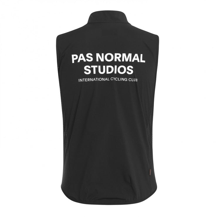 Pas Normal Studios Stow Away Gilet Black | Maats Cycling Culture 