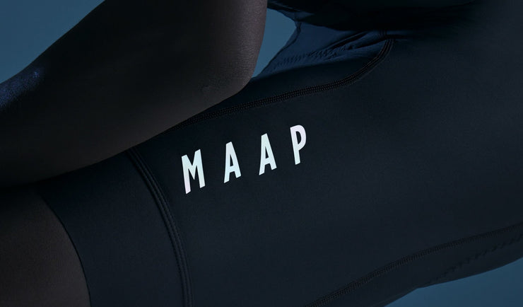 Maap Team Bib Shorts EVO Black/White | Maats Cycling Culture | Maats